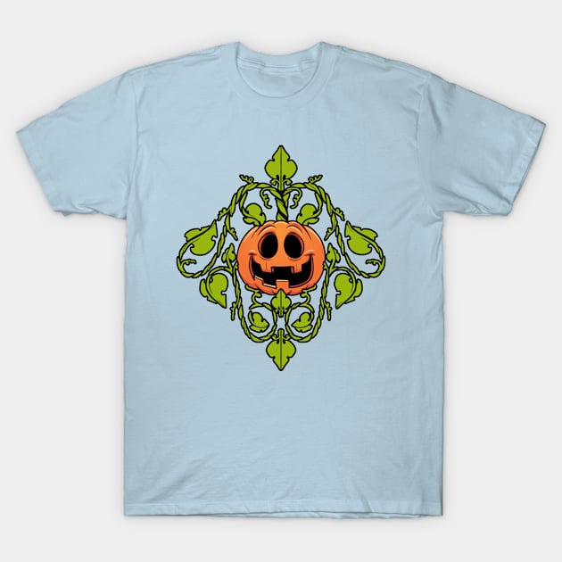 Rococo Pumpkin T-Shirt by Vault Emporium